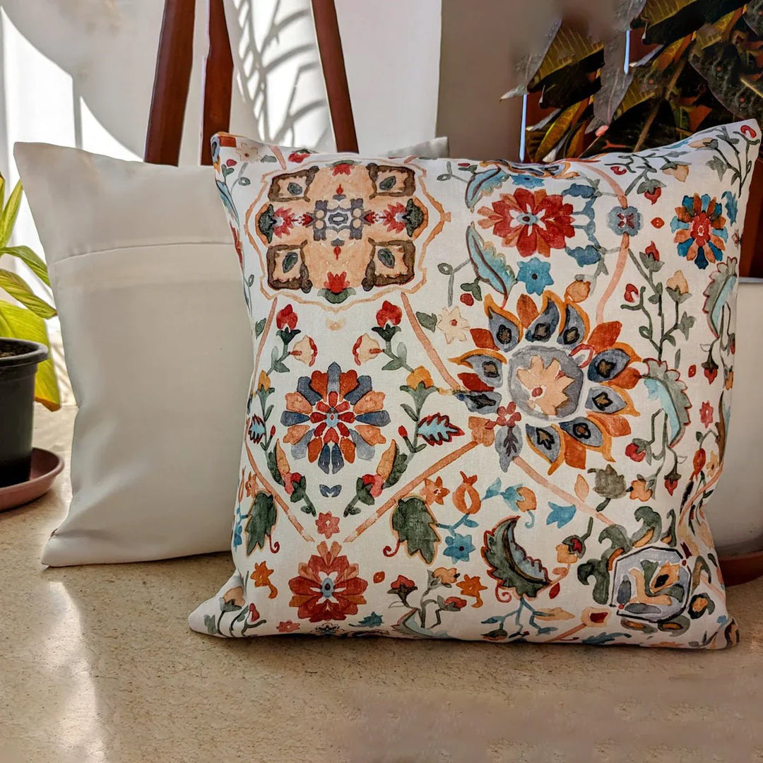 Spice Garden Cushion Cover, 16" x 16", Pack of 2