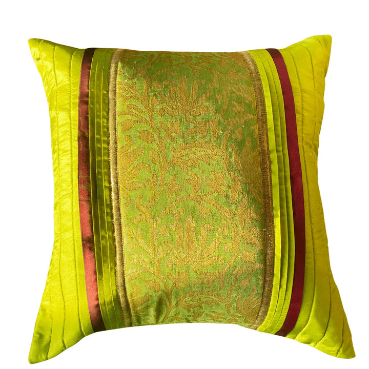 Garnet Green Cushion Cover, 16" x 16", Pack of 1