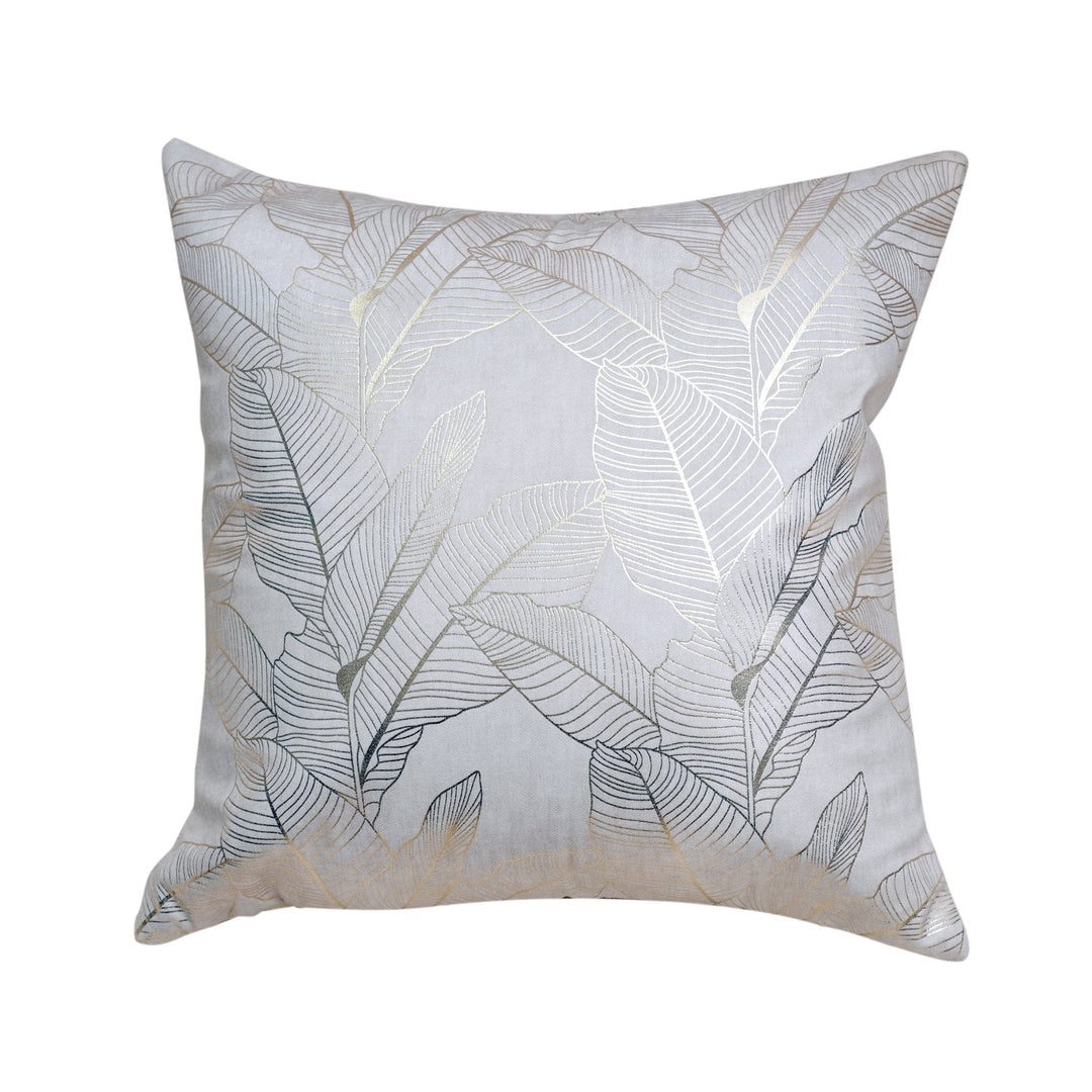 Mirage of Golden Leaves Luxury Cushion Covers - 16" x 16", Pack of 3 Colors | SHOBITAM