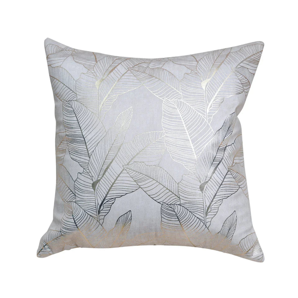 Golden Leaves Sand Cushion Cover, 16" x 16", Pack of 2