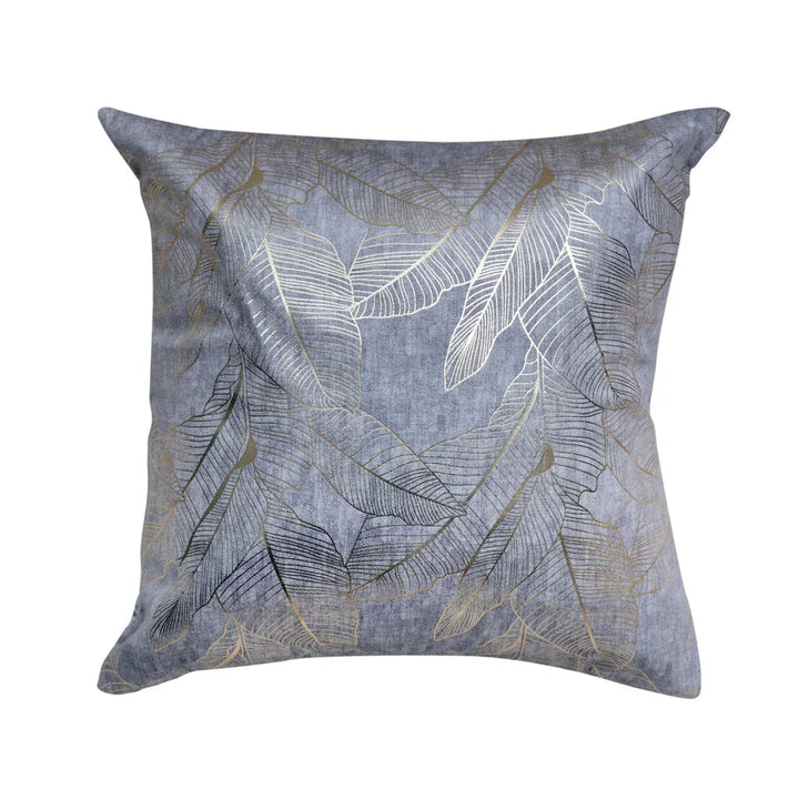Golden Leaves Smoke Cushion Covers, 16" x 16", Pack of 2