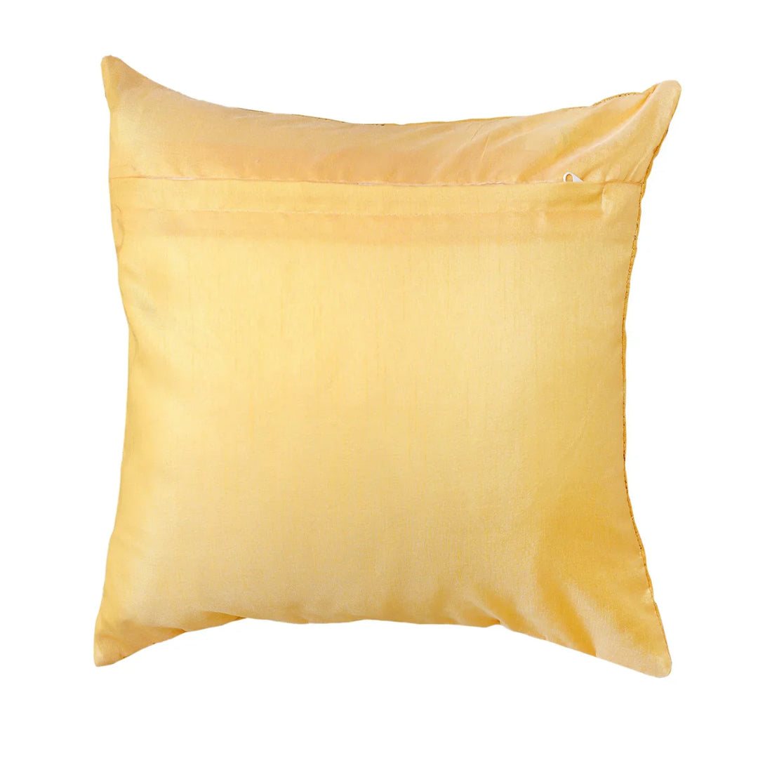 Golden Leaves Sunshine Cushion Covers, 16" x 16", Pack of 2