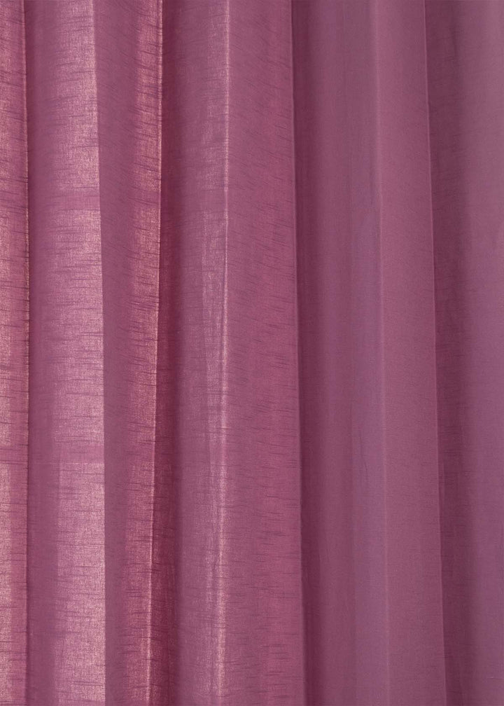 Solid Grape 100% cotton plain curtain for bedroom - Room darkening - Single Piece  | SHOBITAM