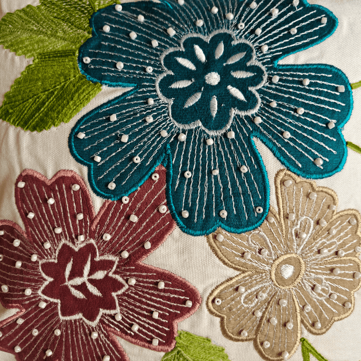 Gulmukh Embroidered Cushion Cover | SHOBITAM