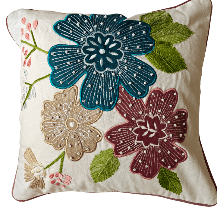 Gulmukh Embroidered Cushion Cover | SHOBITAM