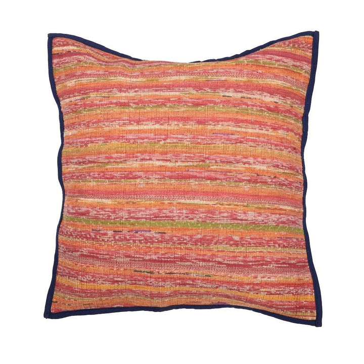 Reddish Navy Khesh Cotton Cushion Covers- Pack of 1 | SHOBITAM