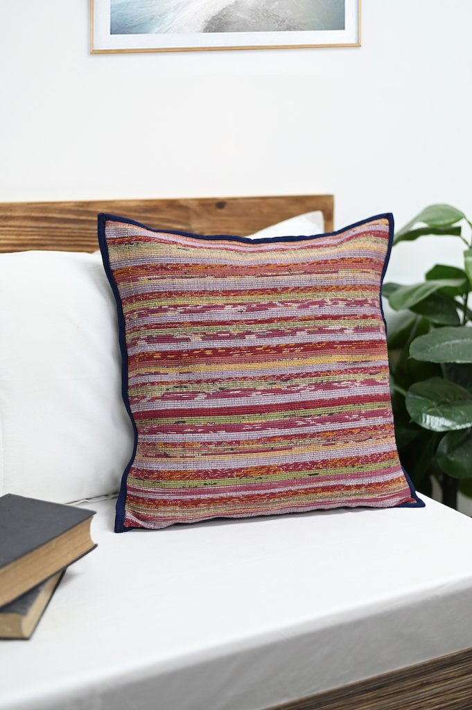 Multicolor Khesh Cotton Cushion Covers - Pack of 1 | SHOBITAM