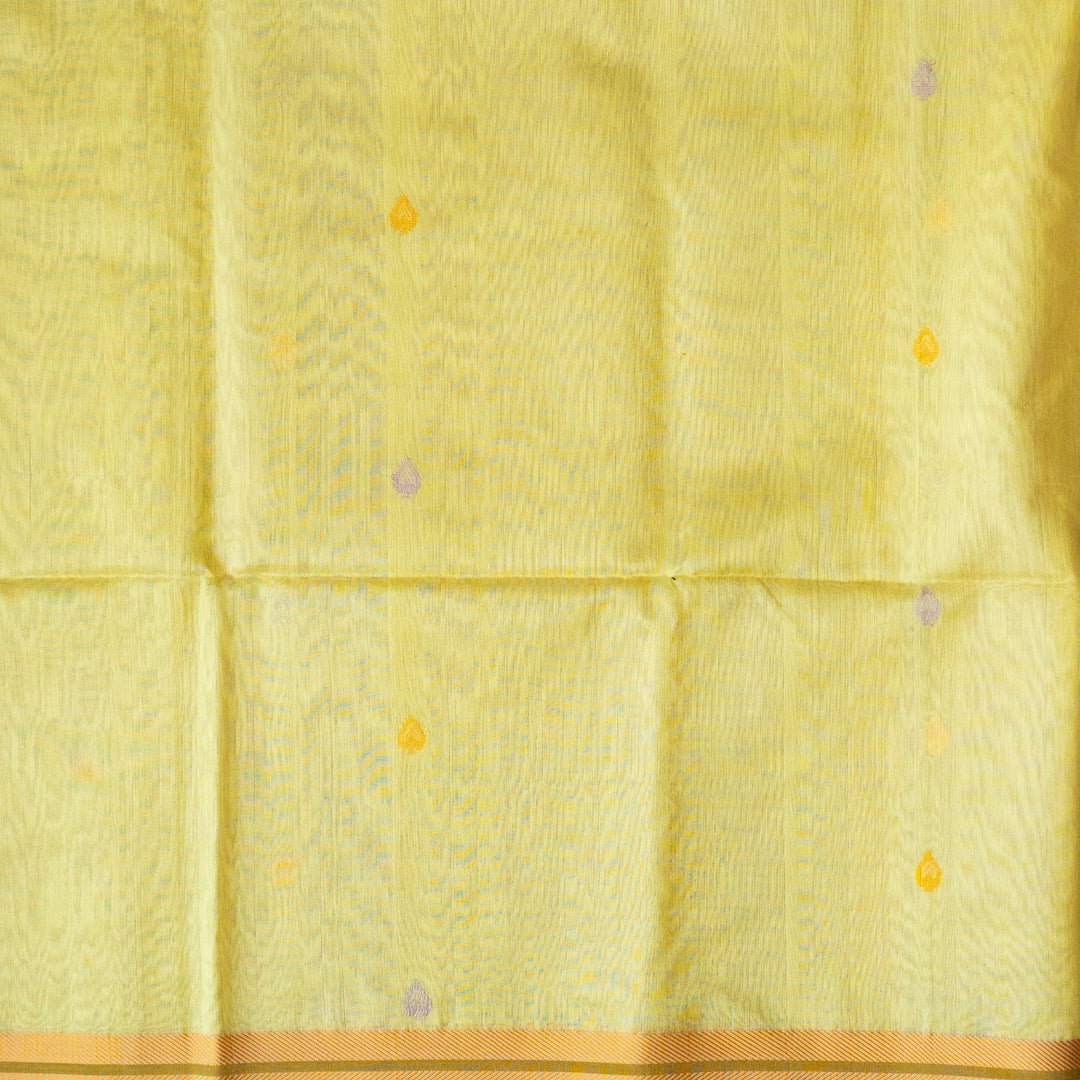 Handwoven Maheshwari Silk Cotton Saree Inner Light | SHOBITAM