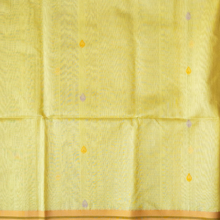 Handwoven Maheshwari Silk Cotton Saree Inner Light | SHOBITAM