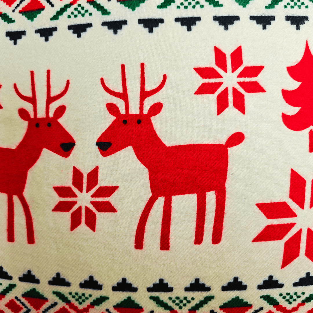 Jolly Christmas Print Cushion Cover | SHOBITAM
