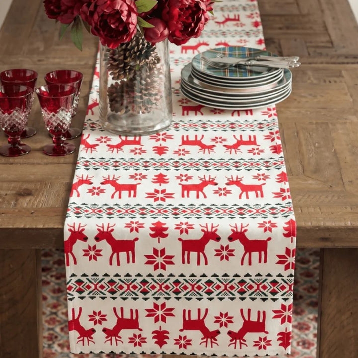 Jolly Christmas Print Table Runner | SHOBITAM