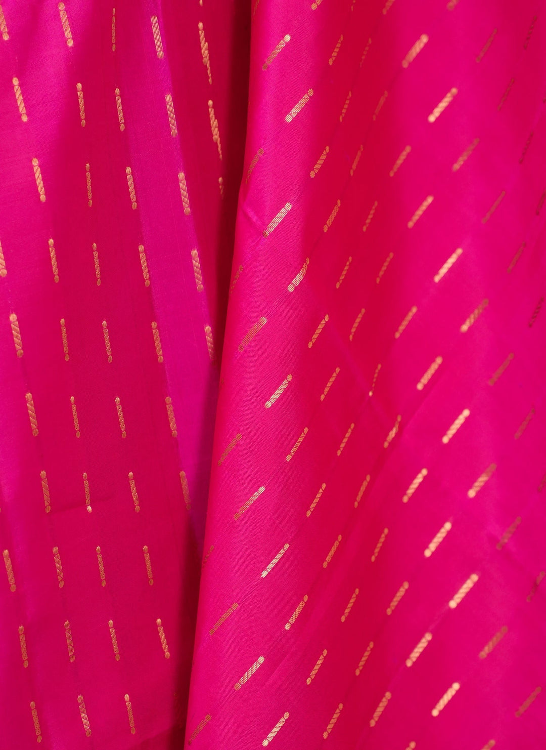 Hot Pink With Blue Kanjivaram Soft silk Handloom Saree Malar | SHOBITAM