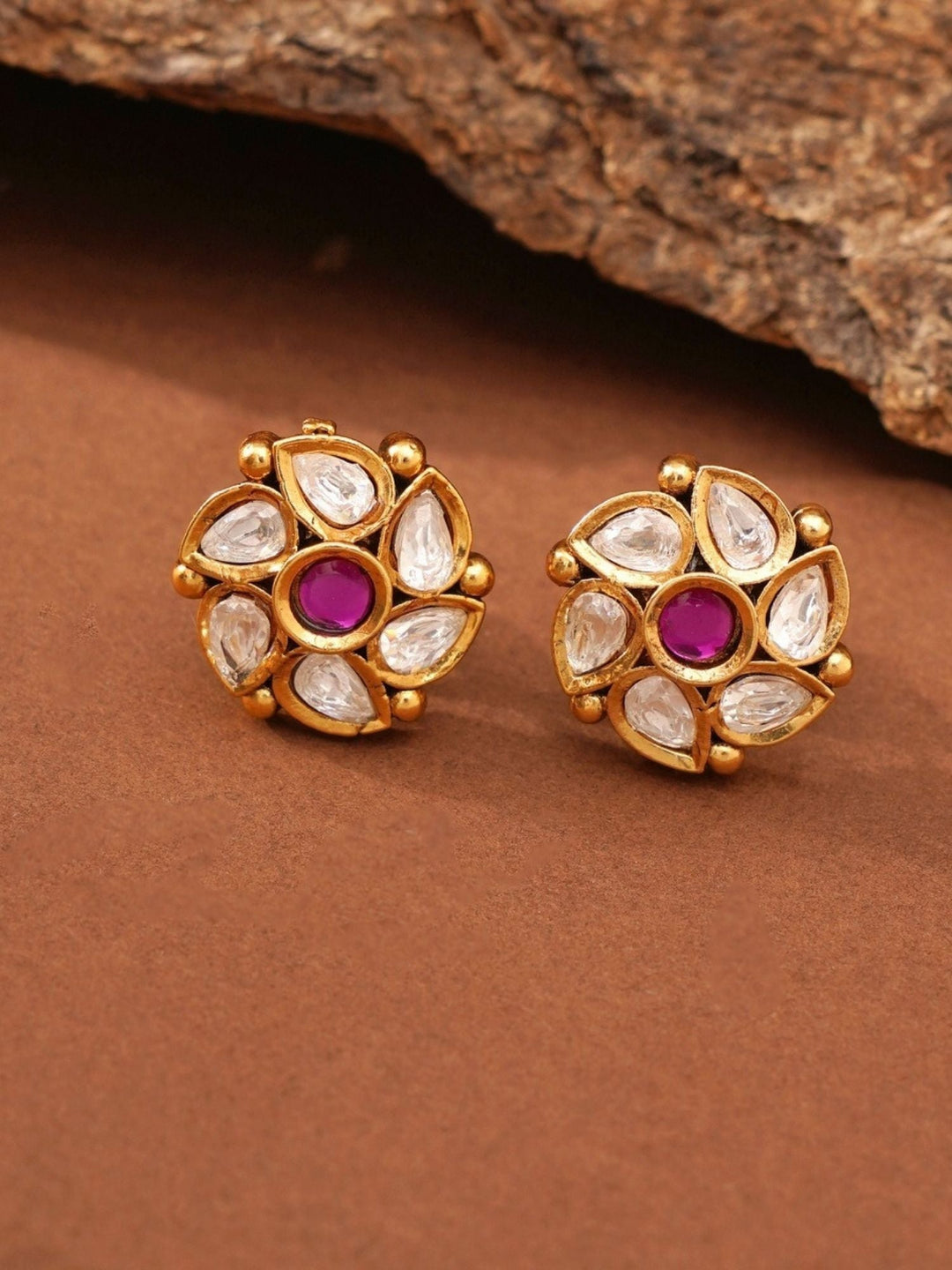 Choker Necklace Set Gold Plated | SHOBITAM