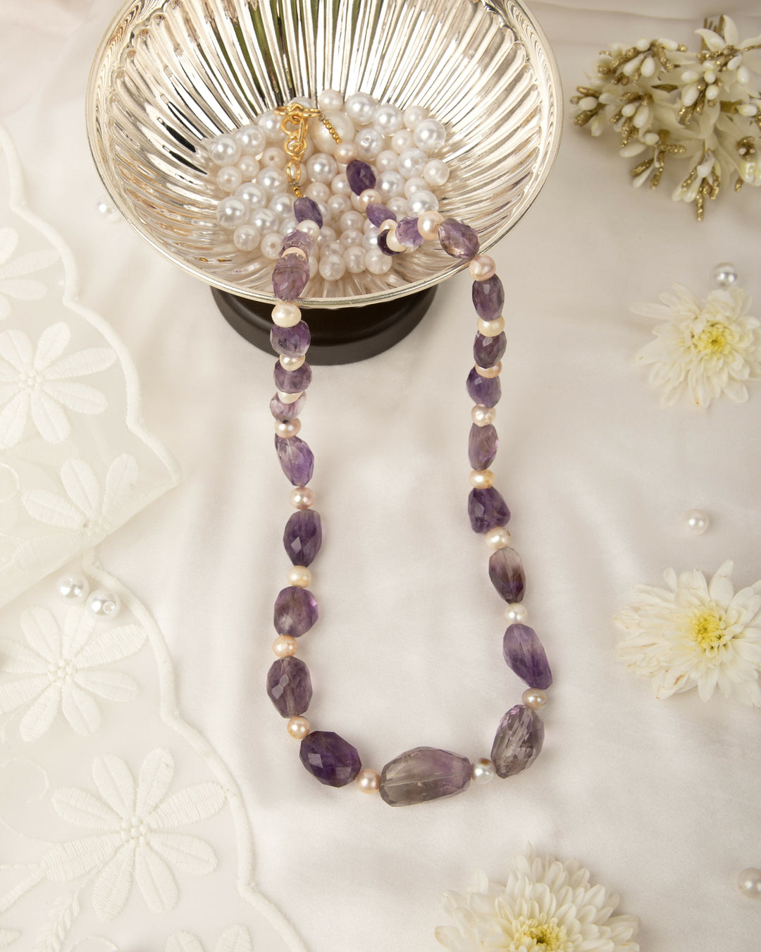Amethyst Imperial Mala | SHOBITAM