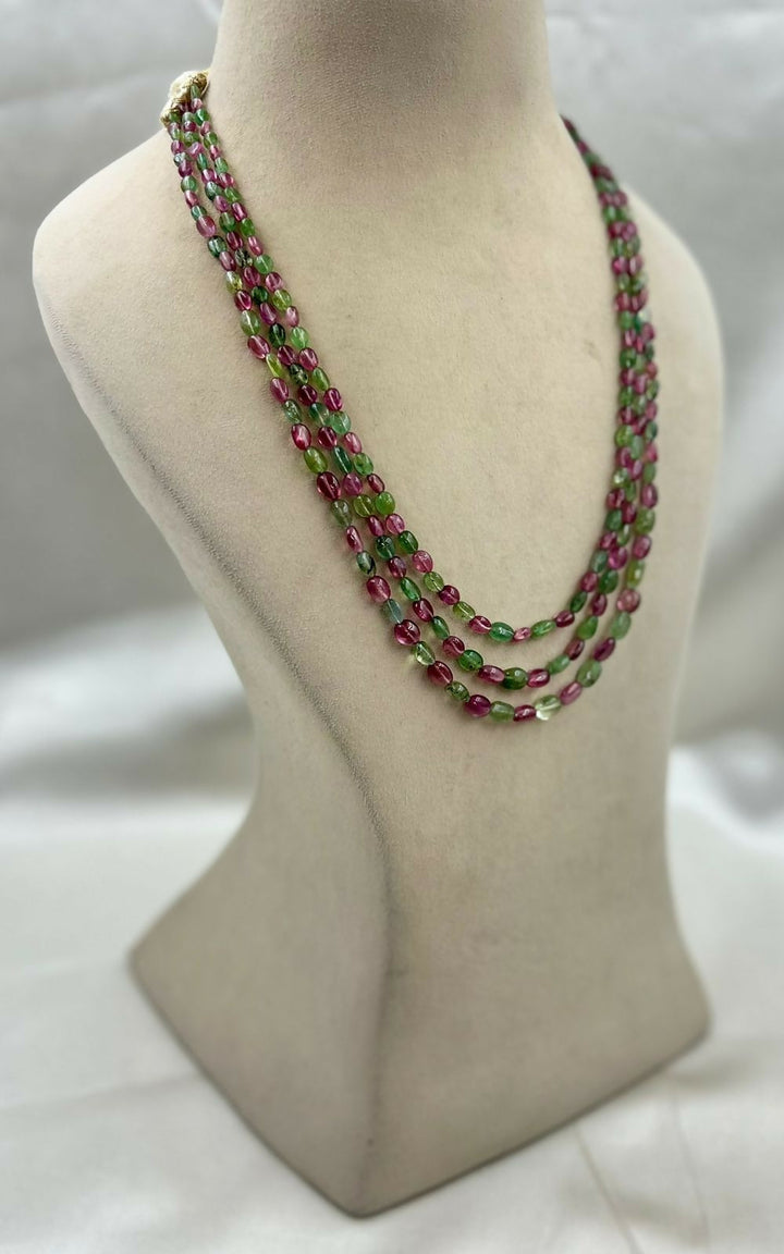 The Victorian Bloom Necklace, Natural Ruby & Emerald | SHOBITAM