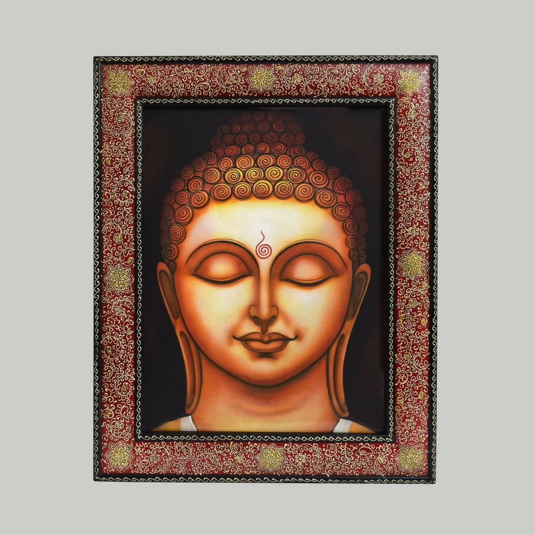 CANVAS PAINTING BUDDHA 21.00*17.00*1.00 | SHOBITAM