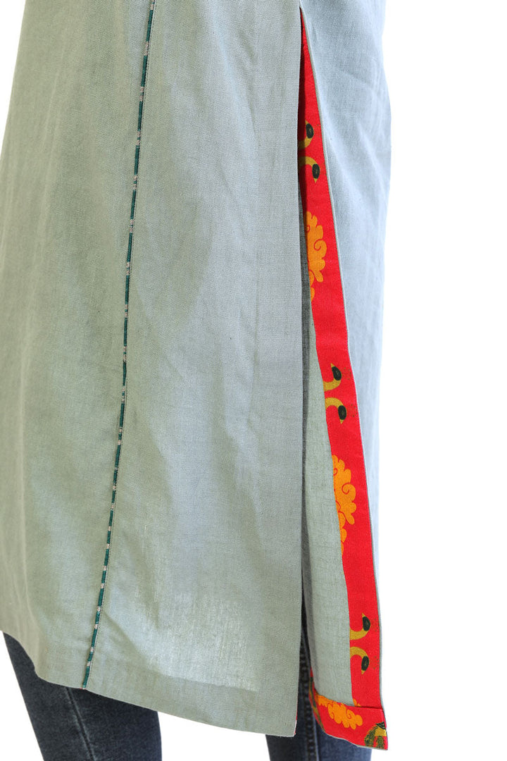 Ice Blue Kurti | SHOBITAM