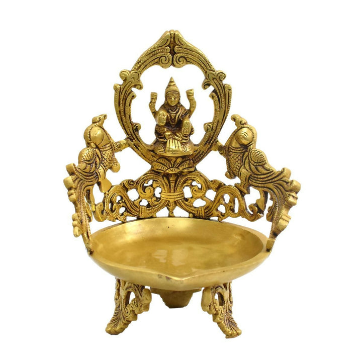 BRASS LAKSHMI NANDA DEEPA 11*8*7 | SHOBITAM