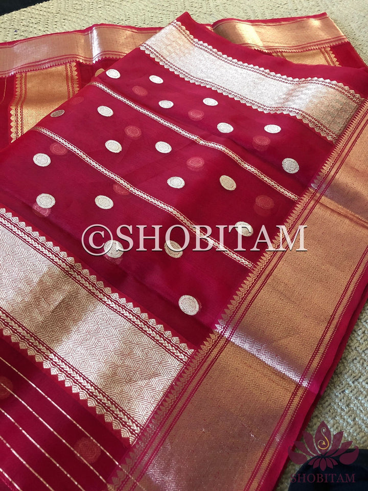 Chanderi Silk Saree | Original Sridevi Exclusive Saree I Bollywood Saree I Exquisite Statement Sari! Shobitam Sarees