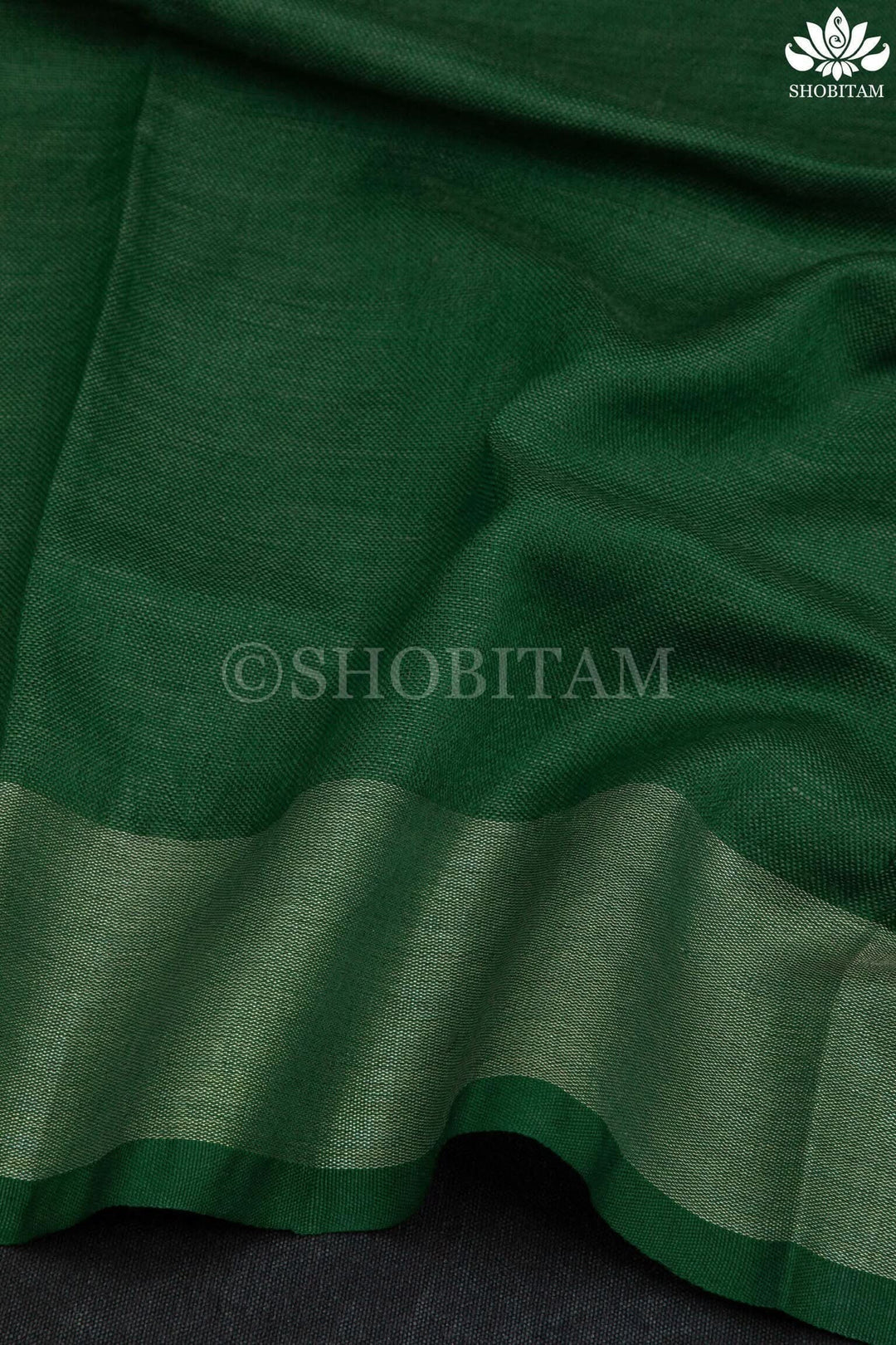 Pre order Kolam Linen embroidery Saree in Charcoal Gray and Green | Linen by Linen  Saree I Rangoli Saree
