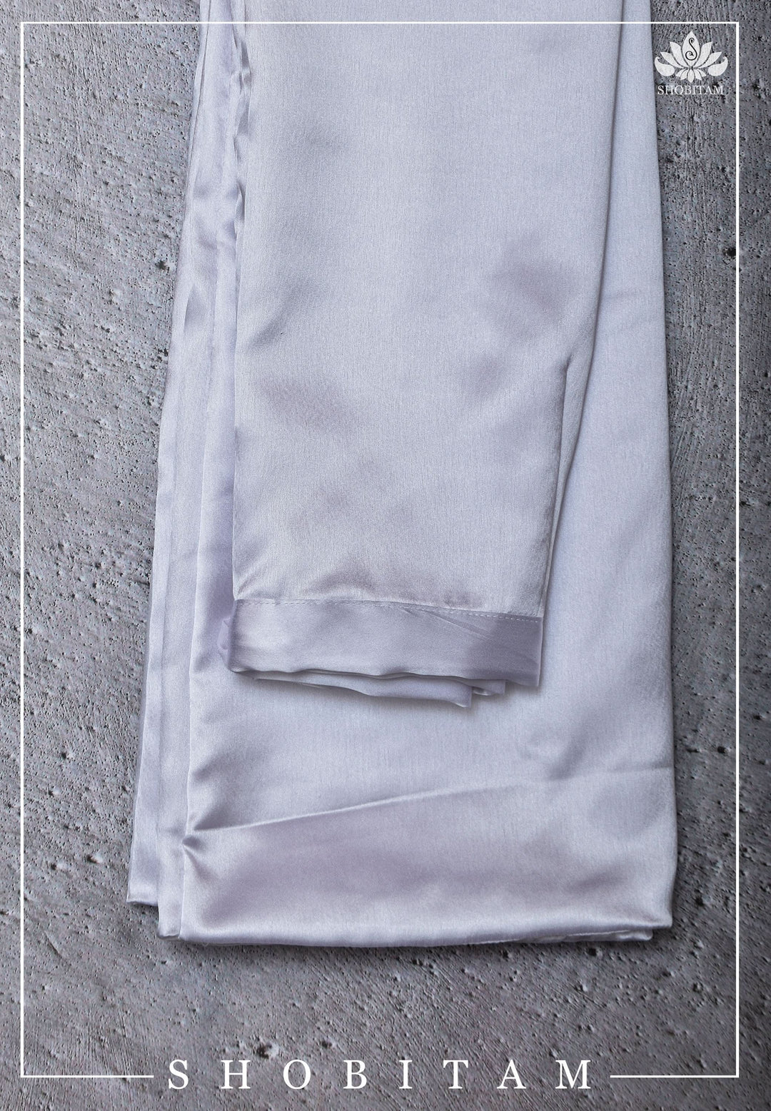 White Petticoat in Premium Satin, 2 Ply Petticoat, Standard Size