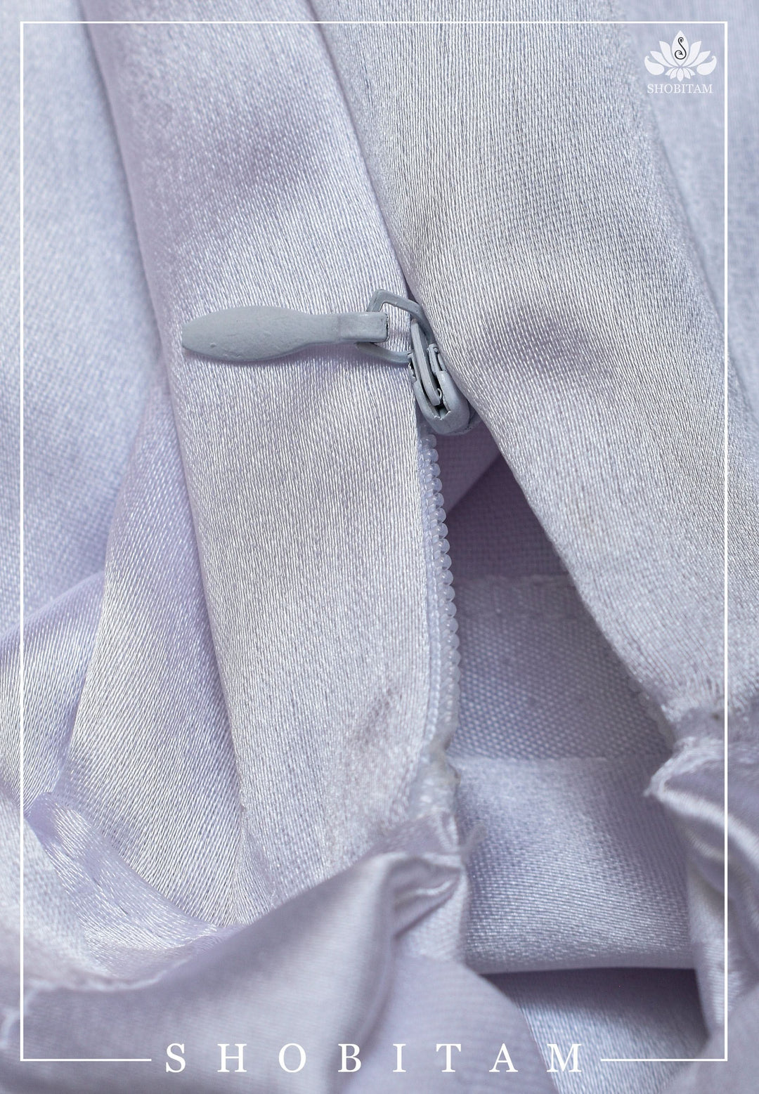 White Petticoat in Premium Satin, 2 Ply Petticoat, Standard Size