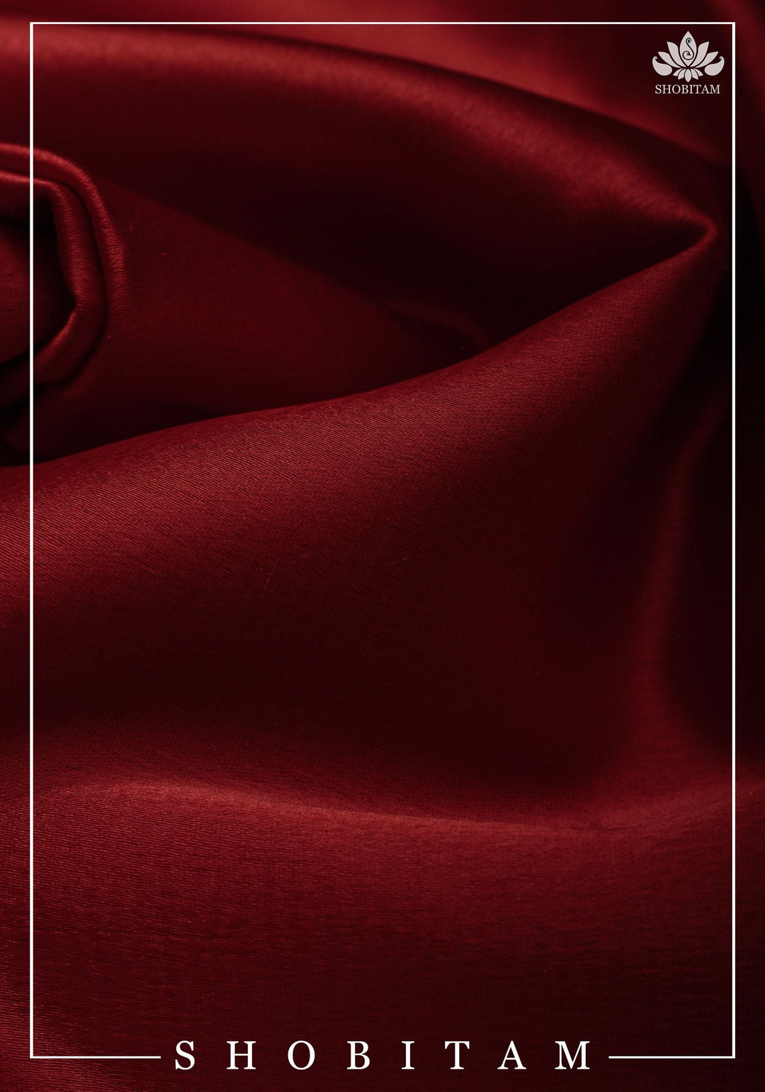 Premium Quality Deep Red Satin Petticoat for saree, in standard size.