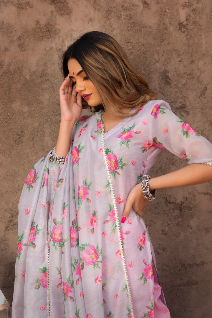 GULAB MODAL COTTON SUIT SET | SHOBITAM