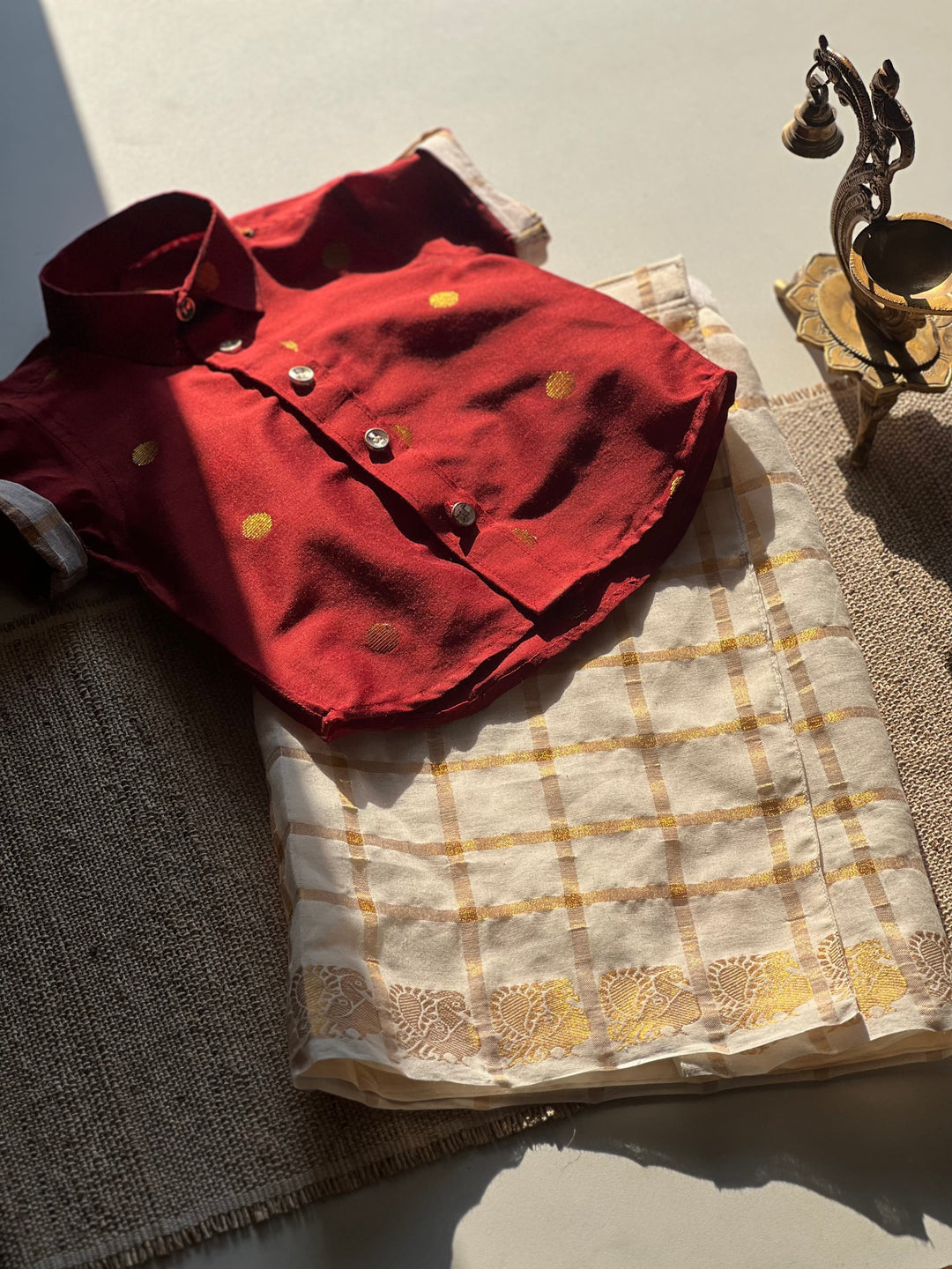 Boys Dhoti and Shirt - Express | SHOBITAM