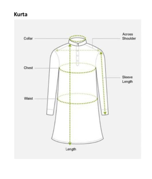 Siachen Rose Men Khadi Silk Handwoven Half Sleeve Kurta