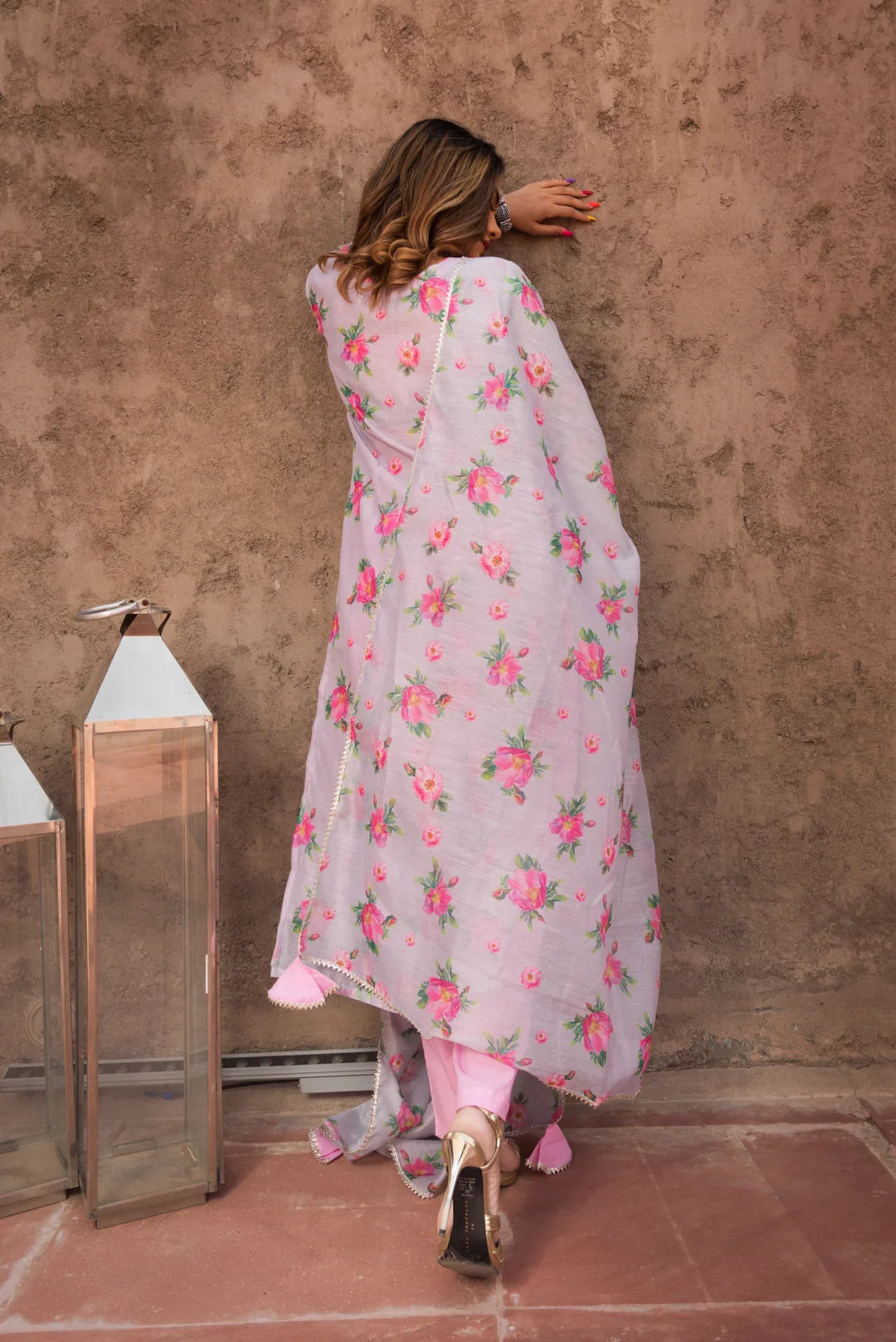 GULAB MODAL COTTON SUIT SET | SHOBITAM