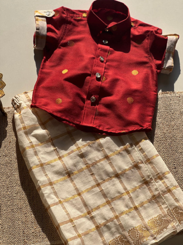 Boys Dhoti and Shirt - Express | SHOBITAM