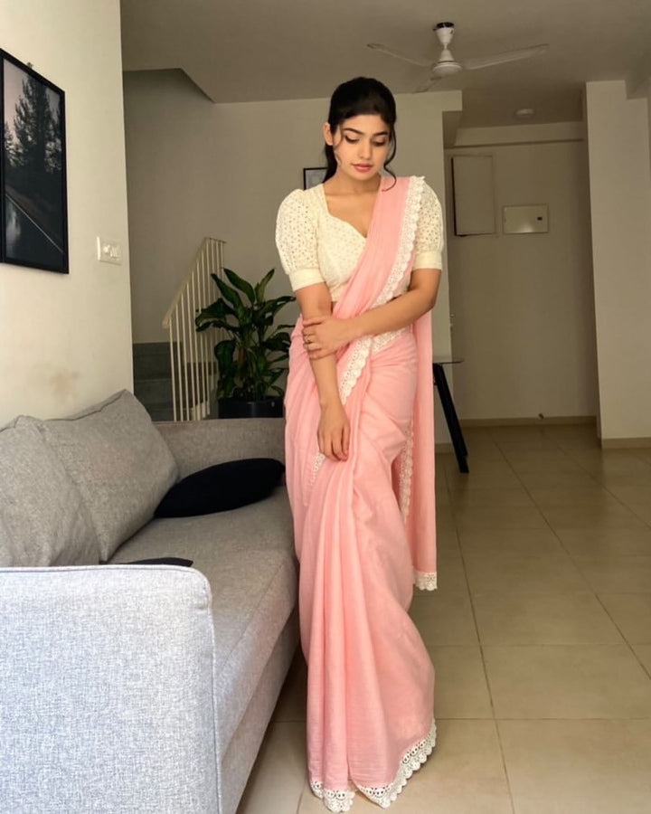 // NO FABRIC // Hakoba ft nethra ( Only blouse) - Onam Edit EXpress | SHOBITAM