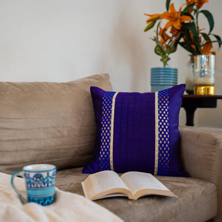 Imperial Purple Cushion Cover, 16" x 16", Pack of 1