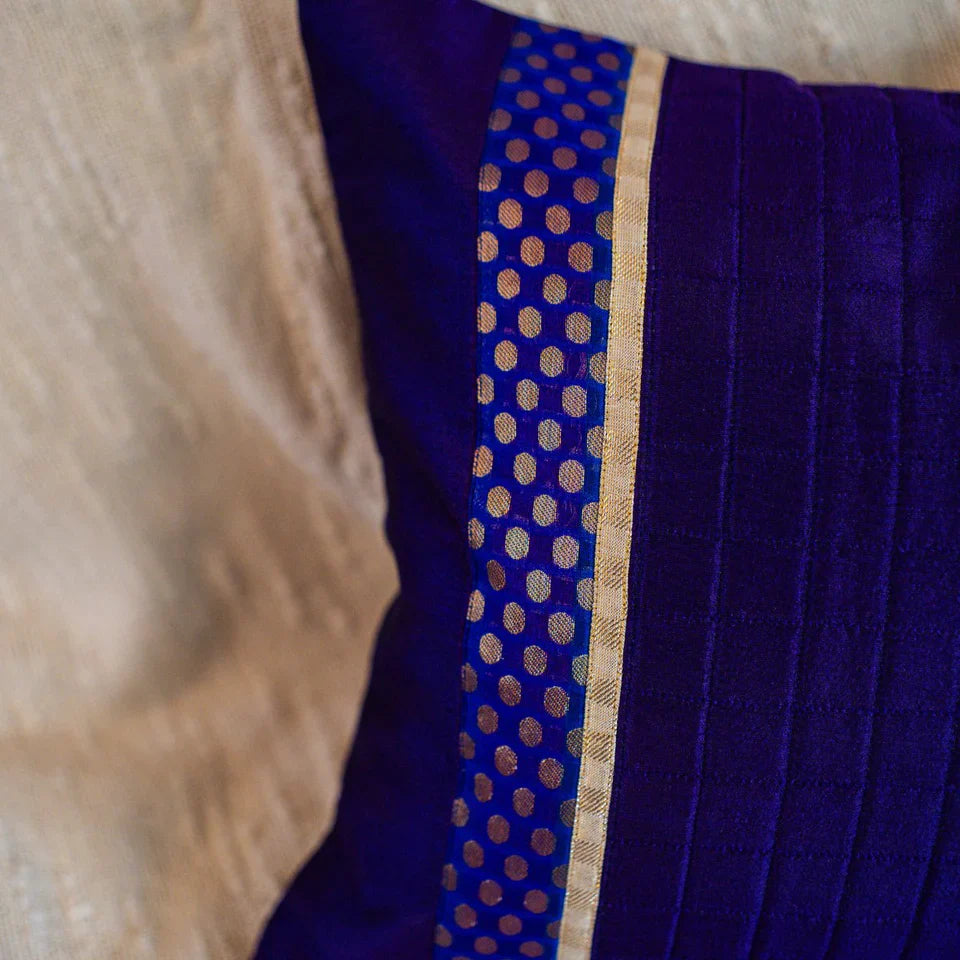 Imperial Purple Cushion Cover, 16" x 16", Pack of 1