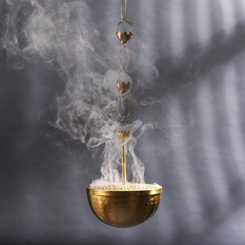 Brass Hanging Dhoop Dani Incense & Loban Burner