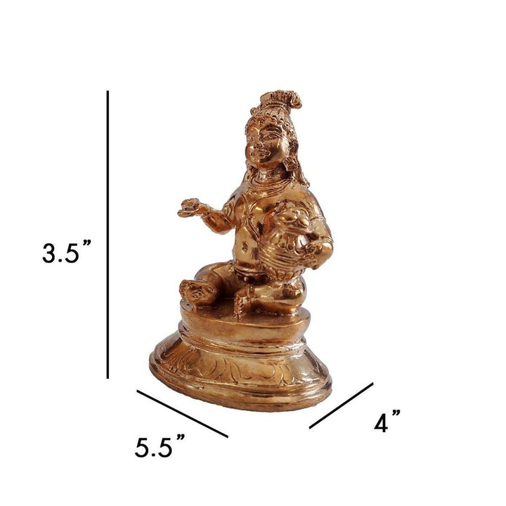 PANCHALOHA BUTTER KRISHNA IDOL | SHOBITAM