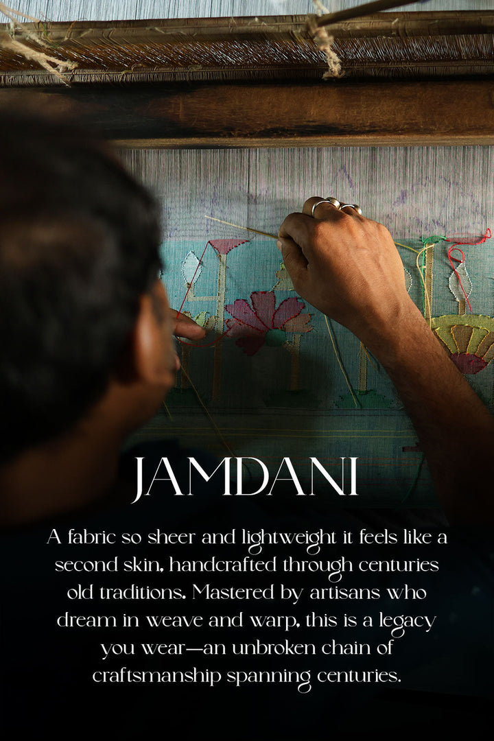 Black Polka Jamdani Shirt | SHOBITAM