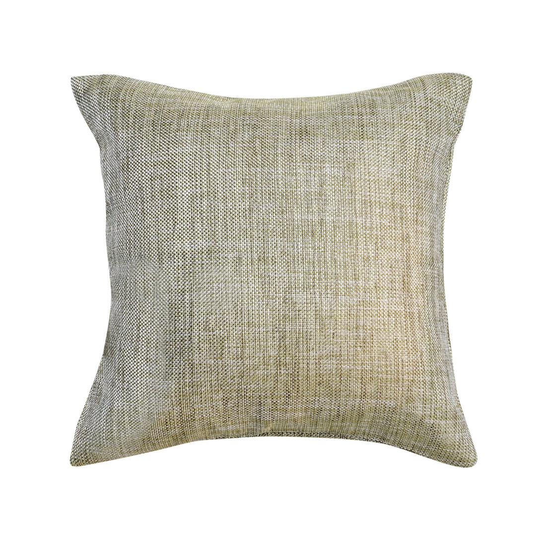 Sadaa Olive Cushion Covers, 16" x 16", Pack of 2-SHOBITAM