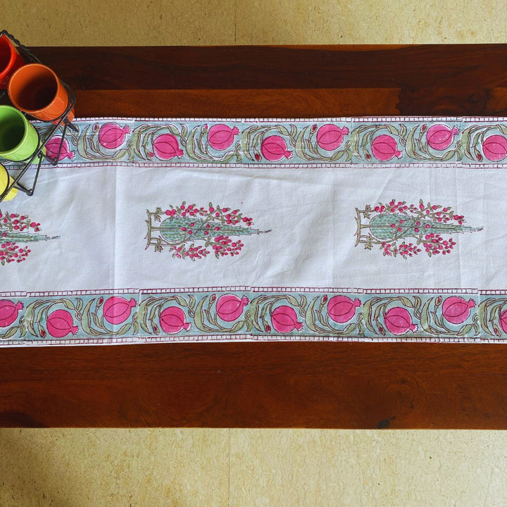 Nirmaya Table Runner, 100% cotton, 13" x 72" | SHOBITAM