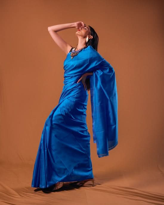 Cerulean - Handwoven Uppada Silk Saree | SILK MARK CERTIFIED-SHOBITAM