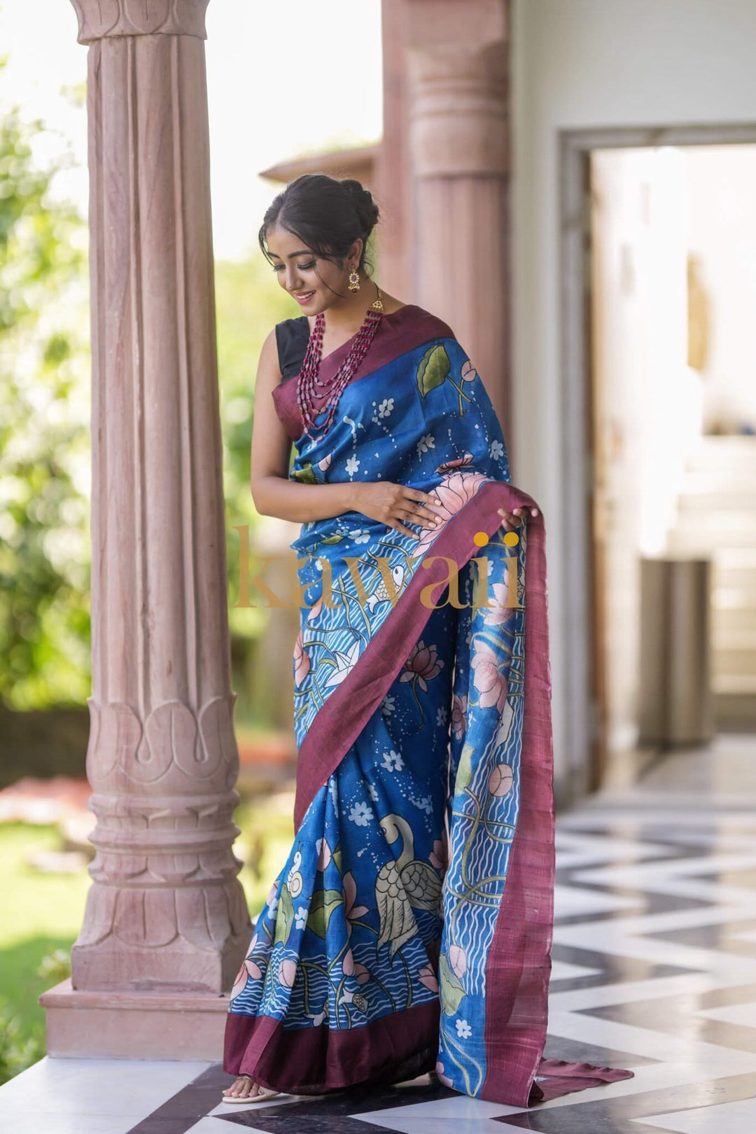 Vapika Batik Saree | SILK MARK CERTIFIED | SHOBITAM