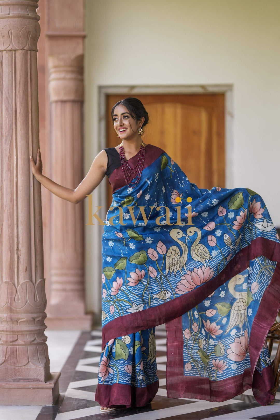 Vapika Batik Saree | SILK MARK CERTIFIED | SHOBITAM