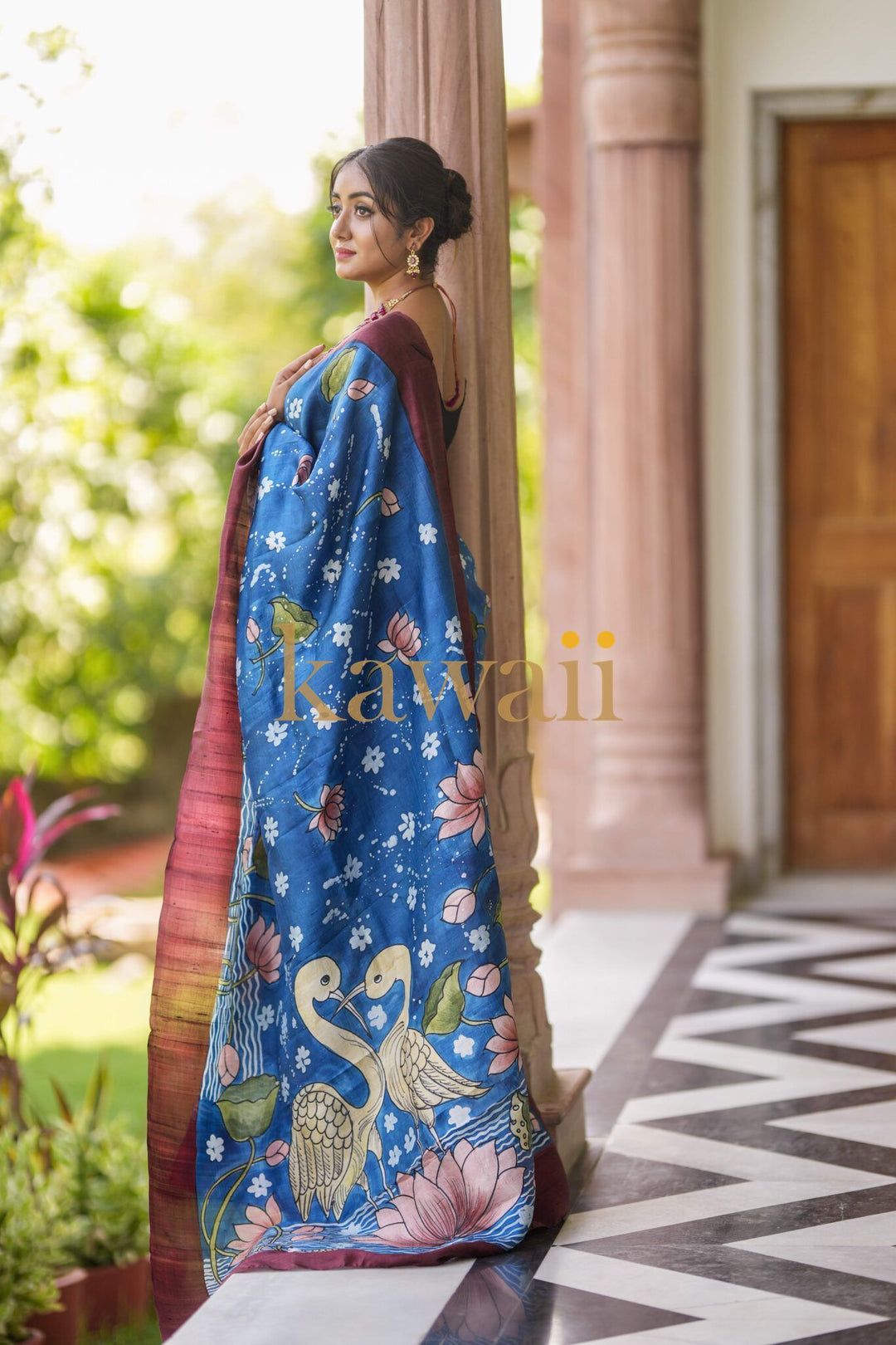 Vapika Batik Saree | SILK MARK CERTIFIED | SHOBITAM