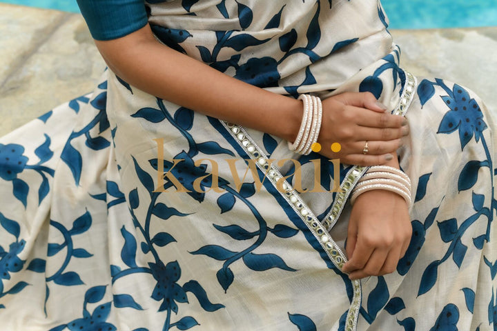 Manah Kalamkari Saree | SILK MARK CERTIFIED | SHOBITAM