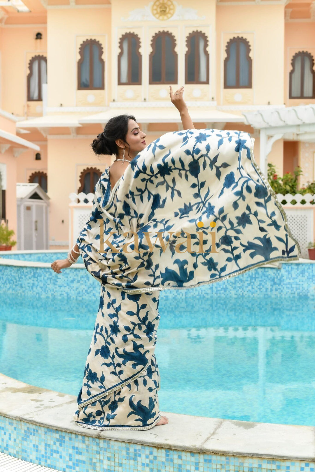 Manah Kalamkari Saree | SILK MARK CERTIFIED | SHOBITAM
