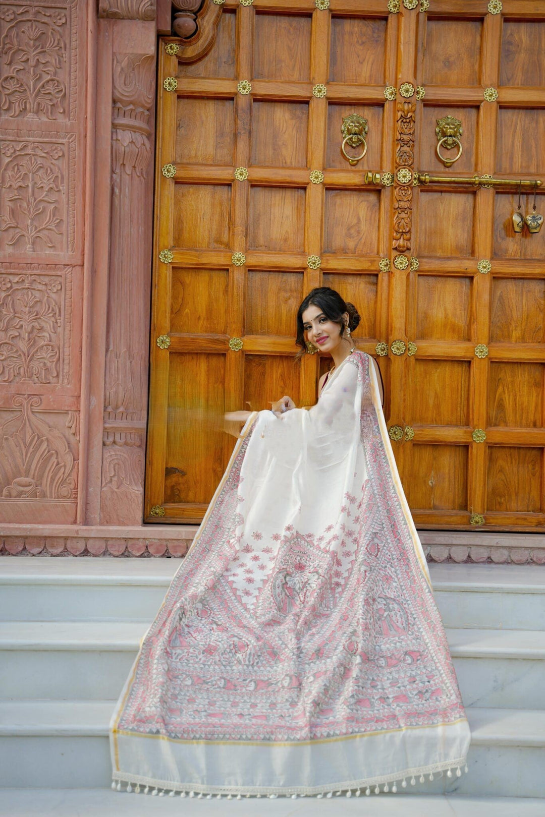 Milan Madhubani Saree | SHOBITAM