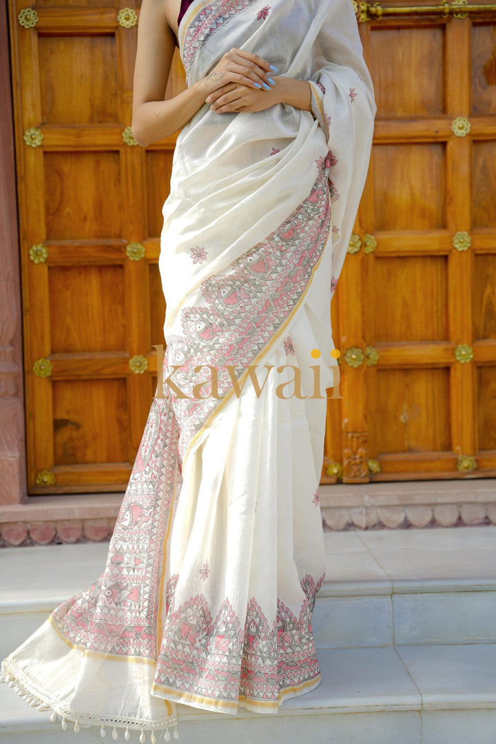 Milan Madhubani Saree | SHOBITAM