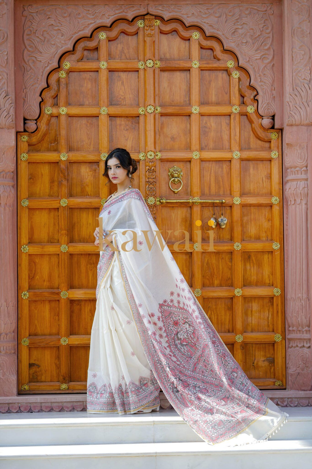 Milan Madhubani Saree| SHOBITAM