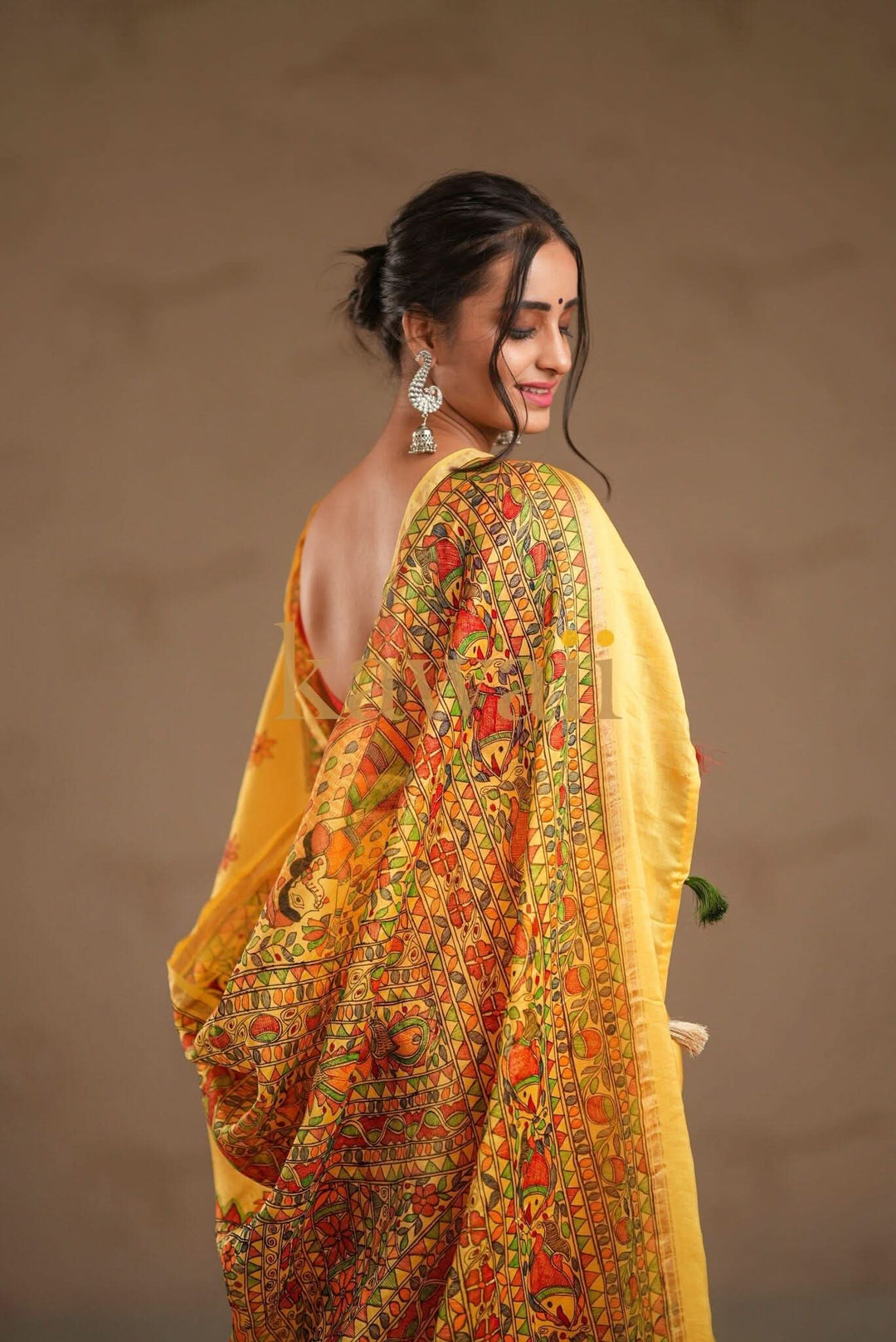 Gaatha Madhubani Saree  | SHOBITAM
